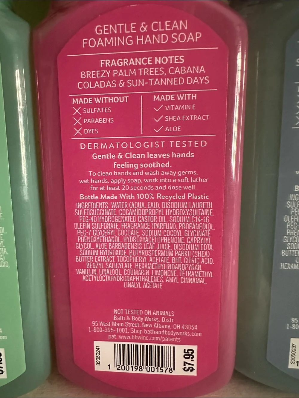 Bath & Body Works Gentle & Clean Foaming Hand Soaps (3 ) PC